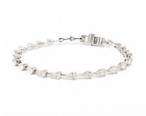 3.64ctw VS1 to VS2 CLARITY 18K White Gold Bracelet