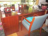 Kimball office furniture, High end office furniture, desk, see  sale description for listing of all pieces.