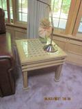 Custom made, mission stlye, end table.
