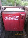 Westinghouse Coca-Cola refrigerator, runs well, original finish.