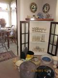 Glasswear, enamel, pottery