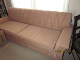 Vintage Pink/coral sofa