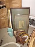 Old prints, and frames