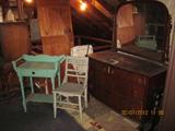 Washstand, chair, dresser