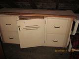Old vintage kitchen cabinets