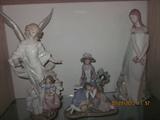Lladro's, many large sizes and a few small.