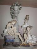 Lladro's, many large sizes and a few small.
