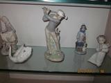 Lladro's, many large sizes and a few small.