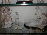 Lladro's, many large sizes and a few small.