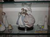Lladro's, many large sizes and a few small.