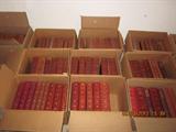 Punch, or the London Charivral leather bound books, 1841-1953 all volumes, 136 Volumes