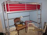 Metal loft bed