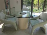 Contemporary table and chairs