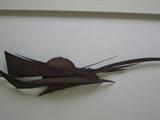 Contemporary Wall Hanging, appx 3 ft long