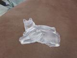 Lalique Glass Cat
