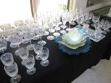 Crystal, Stemwear, Waterford crystal stemwear whole table of matching stemwear