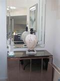 Mirrored cabinets, wall mirrors, decor