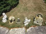Cement yard art
