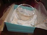 Tiffany & Co. crystal bowl, marked and boxed Tiffany