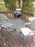 Patio Furniture, Weber grill