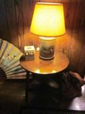 Hunt scene lamp