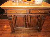 Center Kitchen Island with cabinets and drawers