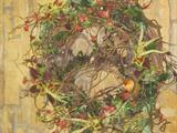 Floral Wreath, Lots of floral wreaths and silk displays
