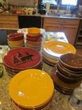 Stoneware dish set