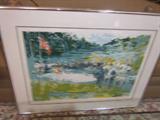 Leroy Neiman signed artwork