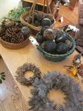 Feather décor, Feather balls, Feather birds, Feather wreaths.