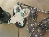 Atlas Snowshoes, 2 pair with poles