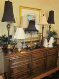 Buffet, lighting, lamps