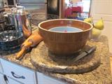 Vintage pottery, mixing bowls