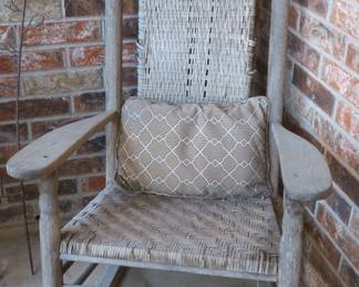 Rustic rocking chair