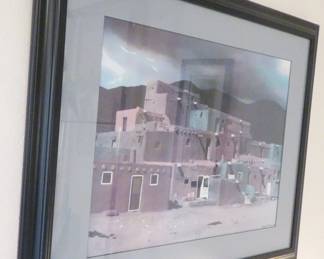 Santa Fe pueblo by Deborah Dupont 1988, Austin, Texas