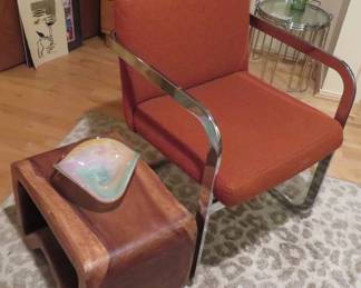Milo Baughman chair with Thayer Coggin tag