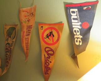 Vintage pennants