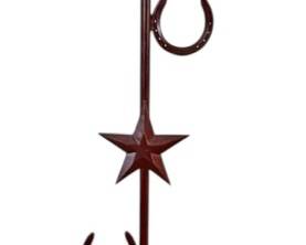 Western Horseshoe Star Floor Lamp