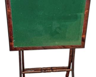 Antique English Oak Folding Card Table