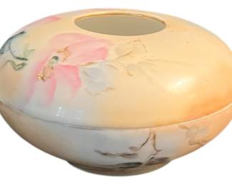 Antique Limoges Porcelain Hair Receiver