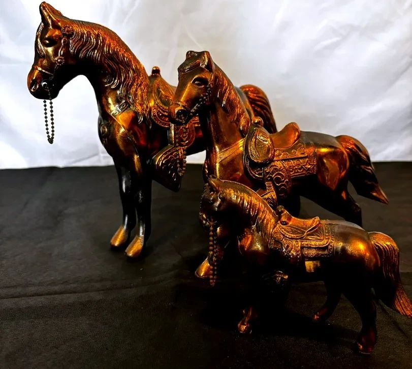 Brass Metal Horses