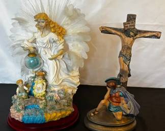 Aerial Seraphim Jesus On Cross