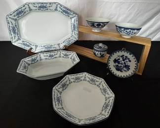 Nagoya Shokai FINE CHINA JAPAN BLUE GARDEN