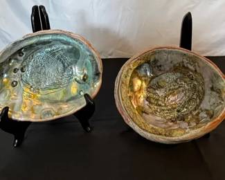 Natural abalone shells