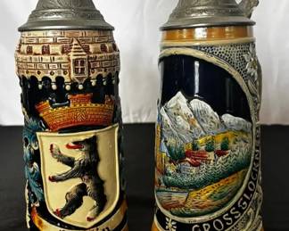 Germany Handmade HEIDELBERG Lidded Beer Stein