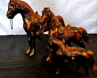 Brass Metal Horses