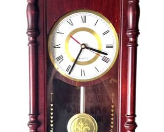 Vintage Style Quartz Pendulum Wall Clock