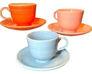 Fiesta Cup Saucer Trio