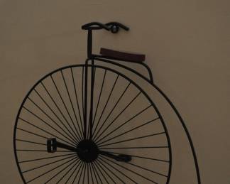 Metal Bicycle Wall Hanging