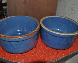 Nice Saw Tooth Crock Bowls